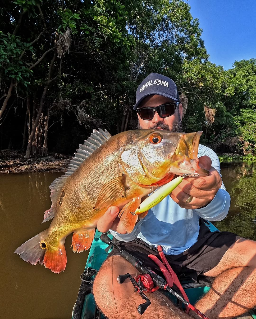 Isca MAGIC STICK Nelson Nakamura - 8cm - ROSA TRANSPARENTE