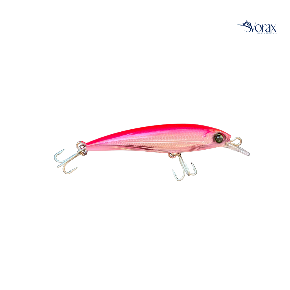 Isca LITTLE - 9cm - PINK TRANSPARENTE