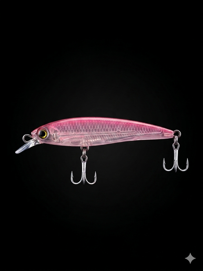 Isca LITTLE - 9cm - PINK TRANSPARENTE